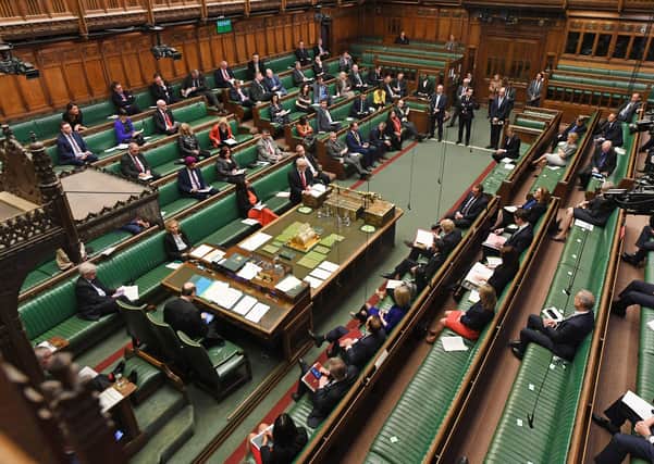 The House of Commons was less crowded than usual on Wednesday due to the coronavirus. The ministerial statement on legacy was placed before MPs