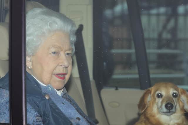 Queen Elizabeth II leaves Buckingham Palace, London, for Windsor Castle to socially distance herself amid the coronavirus pandemic