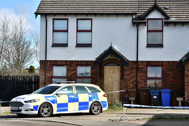 Detectives are appealing for witnesses and information after shots were fired at two separate properties in Rasharkin last night (Thursday, 19th March). 
Picture By: Arthur Allison/ Pacemaker Press.