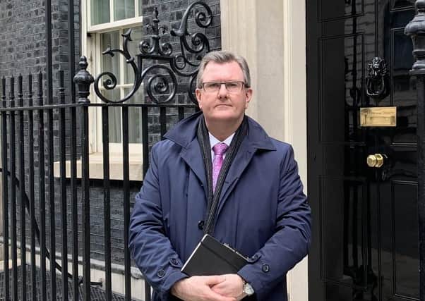 Sir Jeffrey Donaldson is the DUP’s leader in Westminster, and met the Prime Minister on Friday
