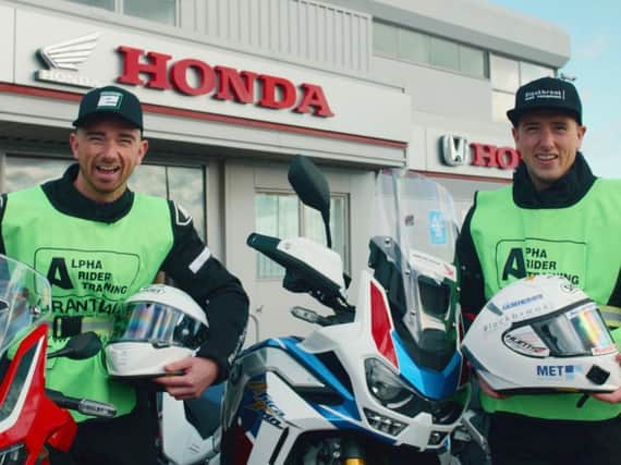 British Superbike stars Glenn and Andrew Irwin recently passed their motorcycle tests.