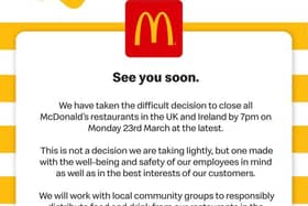 McDonalds statement