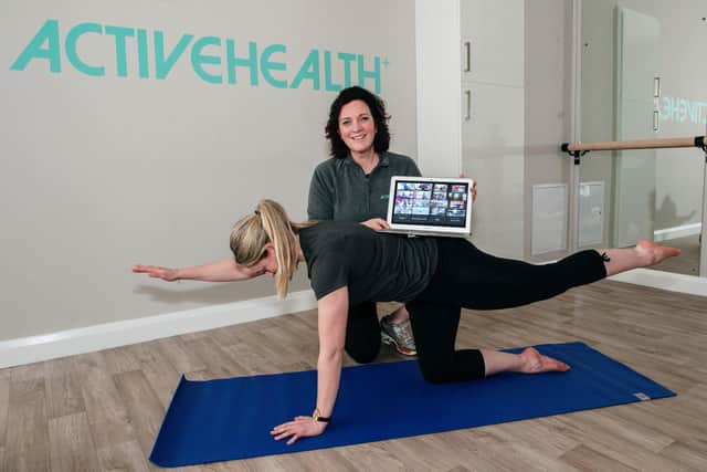 Rachel Saligari, Managing Director of Active Health is pictured with Claire Bannerman, Physiotherapist and Pilates Instructor at Active Health