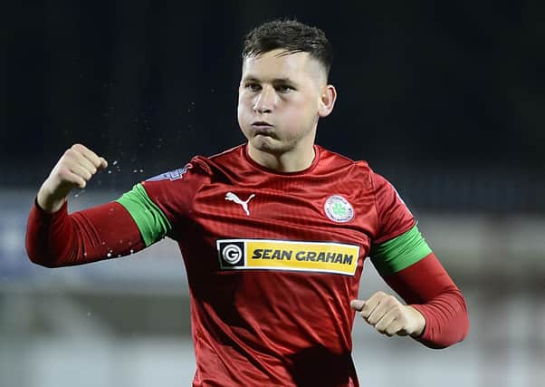 Cliftonville's Conor McDermott. Pic by Pacemaker.