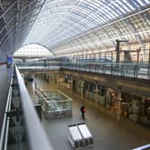 A deserted St Pancras station, London yesterday. It might be that 1% of the UK already has coronavirus, 700,000 in UK and 18,000 in Northern Ireland, and perhaps many times more, but with a lower fatality rate than expected. Lockdowns cause vast economic harm so we must be ready to end them as soon as the data says it is safe. Photo: Victoria Jones/PA Wire