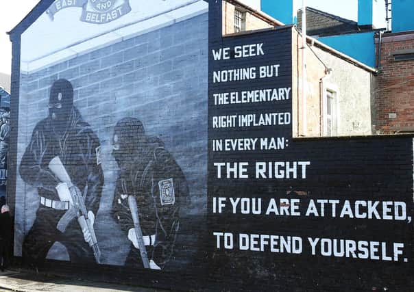 UVF mural in east Belfast