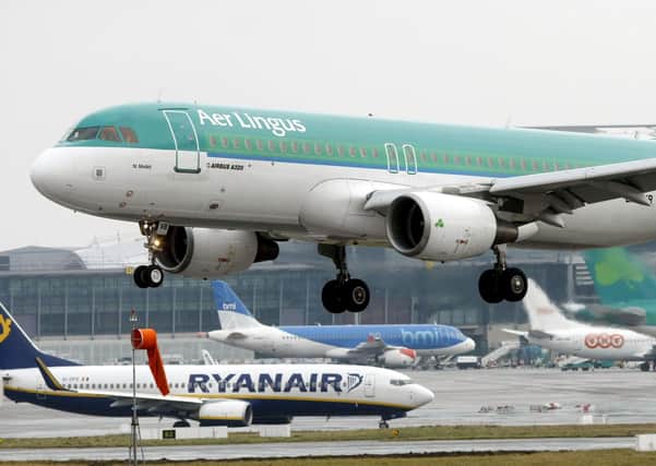 An Aer Lingus Airbus A320. Photo: Niall Carson/PA Wire