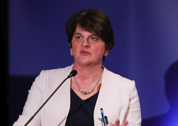Arlene Foster has given her backing to Robin Swann