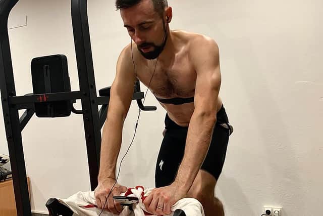 Northern Ireland man Eugene Laverty has been training hard at his home in Portugal.