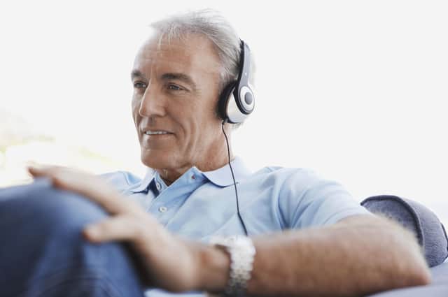 A Generic Photo of a man listening to music on headphones. See PA Feature WELLBEING Memory Boosters. Picture credit should read: PA Photo/thinkstockphotos. WARNING: This picture must only be used to accompany PA Feature WELLBEING Memory Boosters.