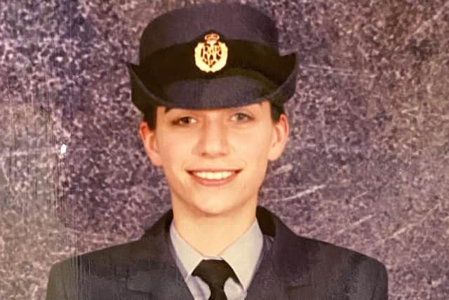 Kathryn in her RAF uniform