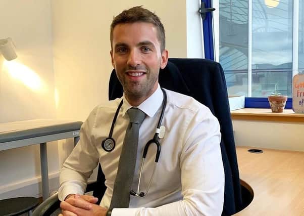 Dr Gareth Patterson is one of many GPs staffing the new Covid-19 assessment centres. He is urging people to maintain the lockdown to prevent the virus spreading.