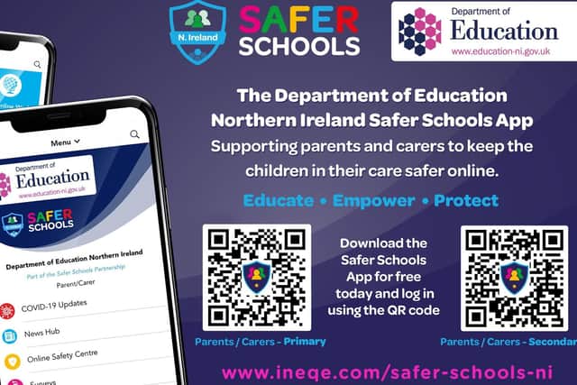 Jim Gamble of Ineqe has given this QR code to help parents download the Safer Schools app. Simply scan it with your mobile phone to download the app. It helps parents protect children from online predators during the Coroavirus lockdown.