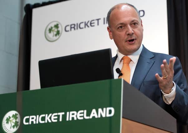 Cricket Ireland chief executive Warren Deutrom. Pic by INPHO.