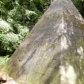 The pyramid mausoleum in Garvagh Forest Park