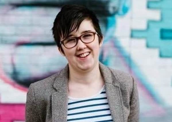 Lyra McKee was shot dead as she observed republican rioting in the Creggan area of Londonderry last year