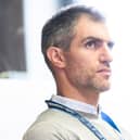 Aaron Hughes attending the UEFA Executive Master For International Players (MIP) Induction Day at the UEFA headquarters, the House of European Football on October 8, 2019 in Nyon, Switzerland.