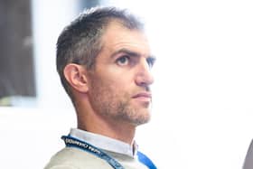 Aaron Hughes attending the UEFA Executive Master For International Players (MIP) Induction Day at the UEFA headquarters, the House of European Football on October 8, 2019 in Nyon, Switzerland.