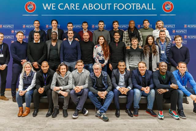 UEFA Executive Master For International Players (MIP) Induction Day at the UEFA headquarters, the House of European Football on October 8, 2019 in Nyon, Switzerland