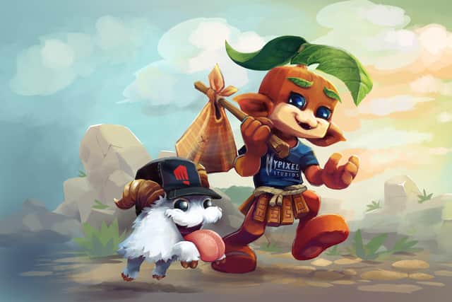 Hytale, a community-powered game that allows players to go on adventures in a block-based fantasy world
