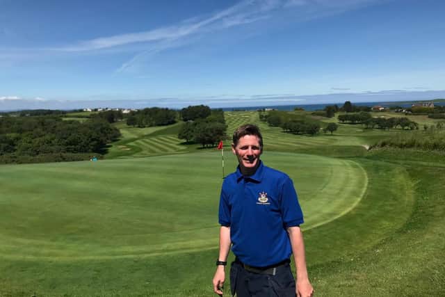 Head greenkeeper James Devoy at Donaghadee Golf Club