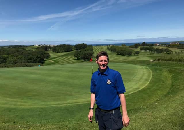 Head greenkeeper James Devoy at Donaghadee Golf Club