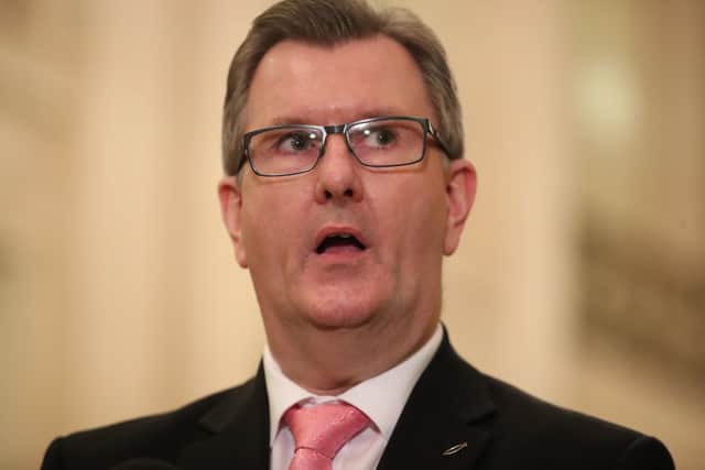DUP MP Sir Jeffery Donaldson expressed concerns about deaths caused by people being unable to attend hospital for non-Covid-19 illnesses. Photo: Niall Carson/PA Wire