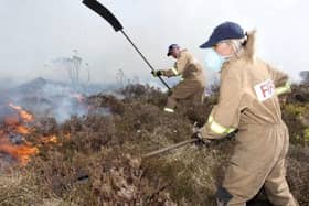 The authorities are concerned about the potential threat of wildfires during this period of dry and pleasant weather in Northern Ireland.