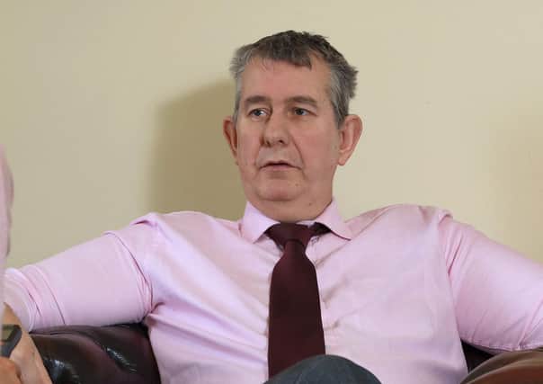 PACEMAKER PRESS BELFAST
18/2/2020
Edwin Poots, Minister for Agriculture, environment and rural affairs, photographed in his office at Stormont Buildings today. 
Photo Laura Davison/Pacemaker Press