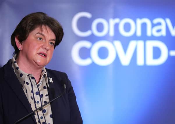 Arlene Foster said a top medic worries that stroke victims are not turning up at hospital amid the Covid-19 crisis