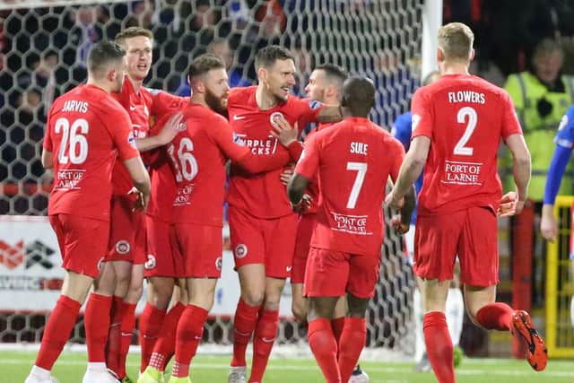 Larne Football Club has been awarded a UEFA Club Licence for the first time.