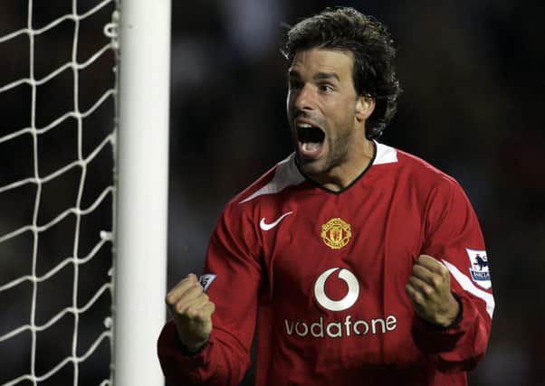 Manchester United's Ruud Van Nistelrooy. Pic by PA.