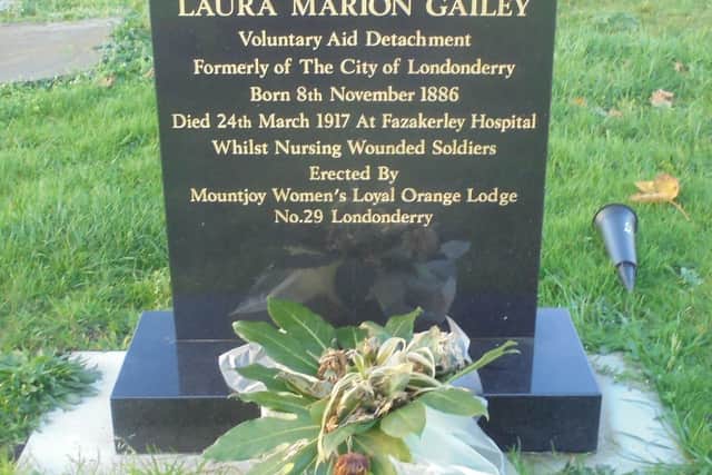Laura Marion Gailey's Headstone