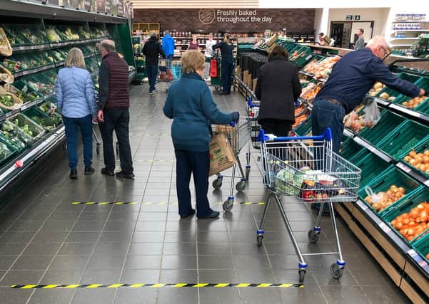 Concerns have been raised about people from the most infected southern counties shopping in Enniskillen