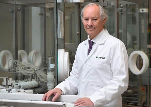 Dr Peter Fitzgerald, managing director of Randox Laboratories. .
Pic: Colm Lenaghan/Pacemaker