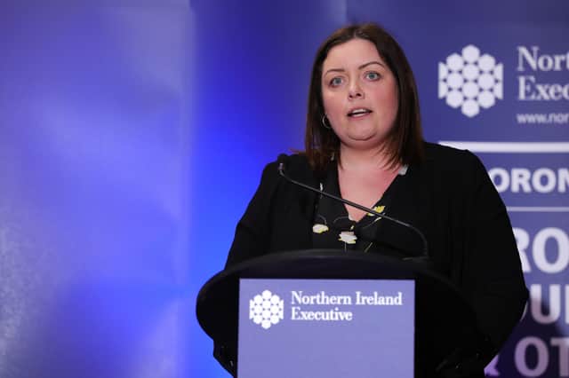 Communities Minister Deirdre Hargey said Asda, Iceland, Sainsbury’s and Tesco will allocate slots