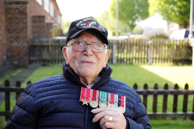 War veteran Teddy Dixon will deliver a message today