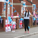 Press Eye - Belfast - Northern Ireland - 8th May 2020 -  

Residents from Leopold Street in the Woodvale area of North Belfast take part in street commemorations to mark the 75th anniversary of VE Day.

Photo by Kelvin Boyes / Press Eye.