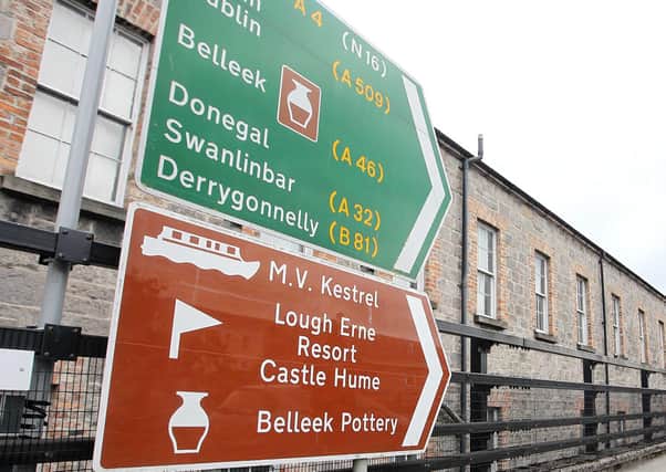 Enniskillen is 11 miles from the border and a southern shopper visiting it would have to ignore other border towns