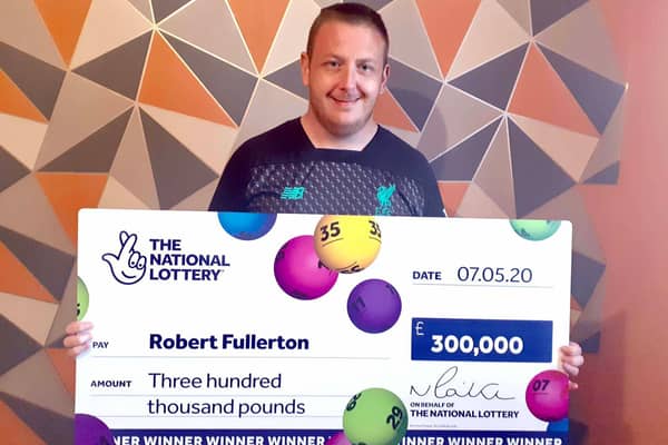 Robert Fullerton - lottery winner