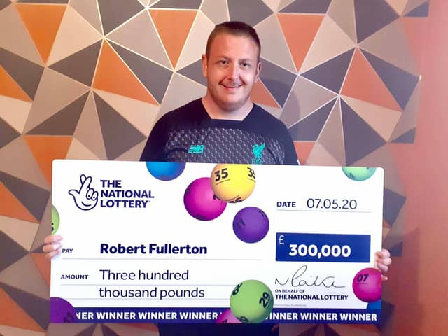 Robert Fullerton - lottery winner