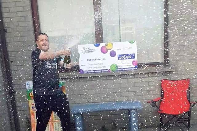 Robert Fullerton - lottery winner