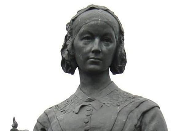 The Florence Nightingale Monument at Waterloo Place, London