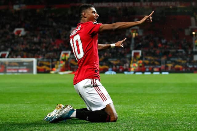 Manchester United's Marcus Rashford. Pic by PA.