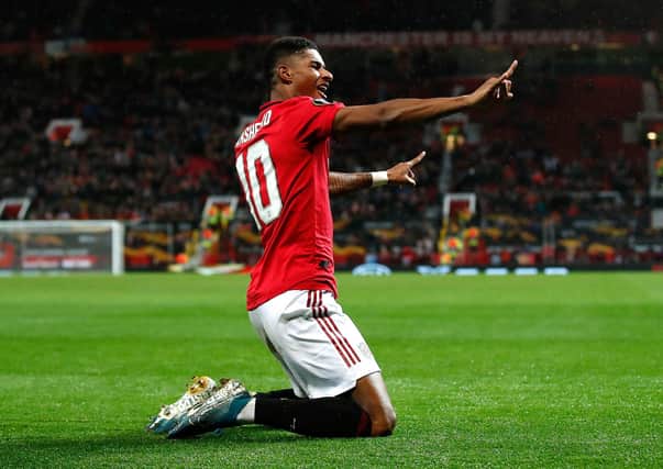 Manchester United's Marcus Rashford. Pic by PA.