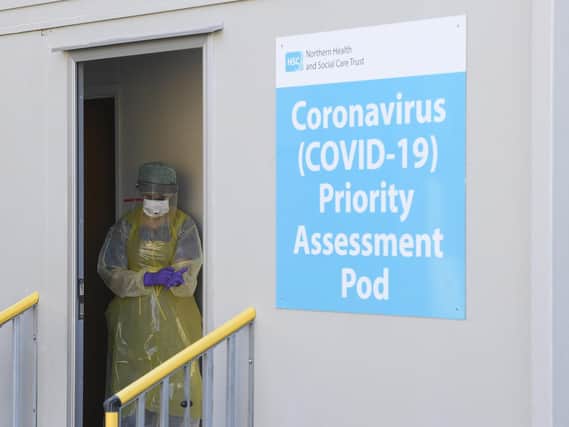 A coronavirus assessment centre