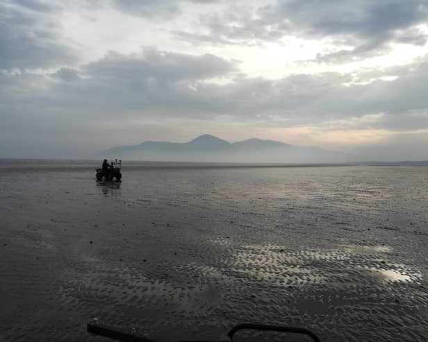 Beach surveys taking place at Dundrum Bay