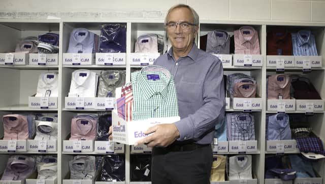 Eddisons CJM director Charles Moses takes a look at some of the thousand handmade shirts