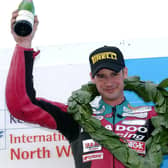 Ryan Farquhar won both Supersport races for his maiden victories at the North West 200 in 2003.