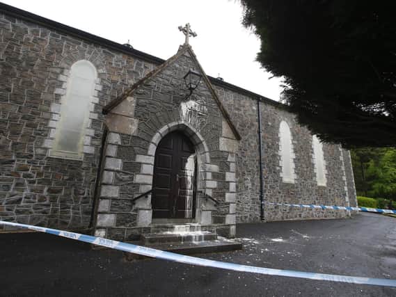 Damage caused to the church